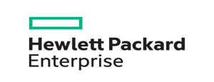 A photo of Hewlett Packard Enterprise logo
